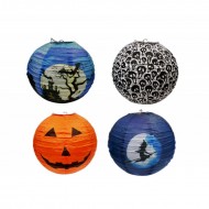 Halloween Paper Lanterns 12 inch Assorted Designs